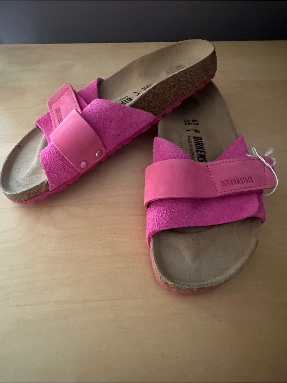 Birkenstock Uji Nubuck-Suede Leather Sandal 41/10.5 - Picture 6 of 10